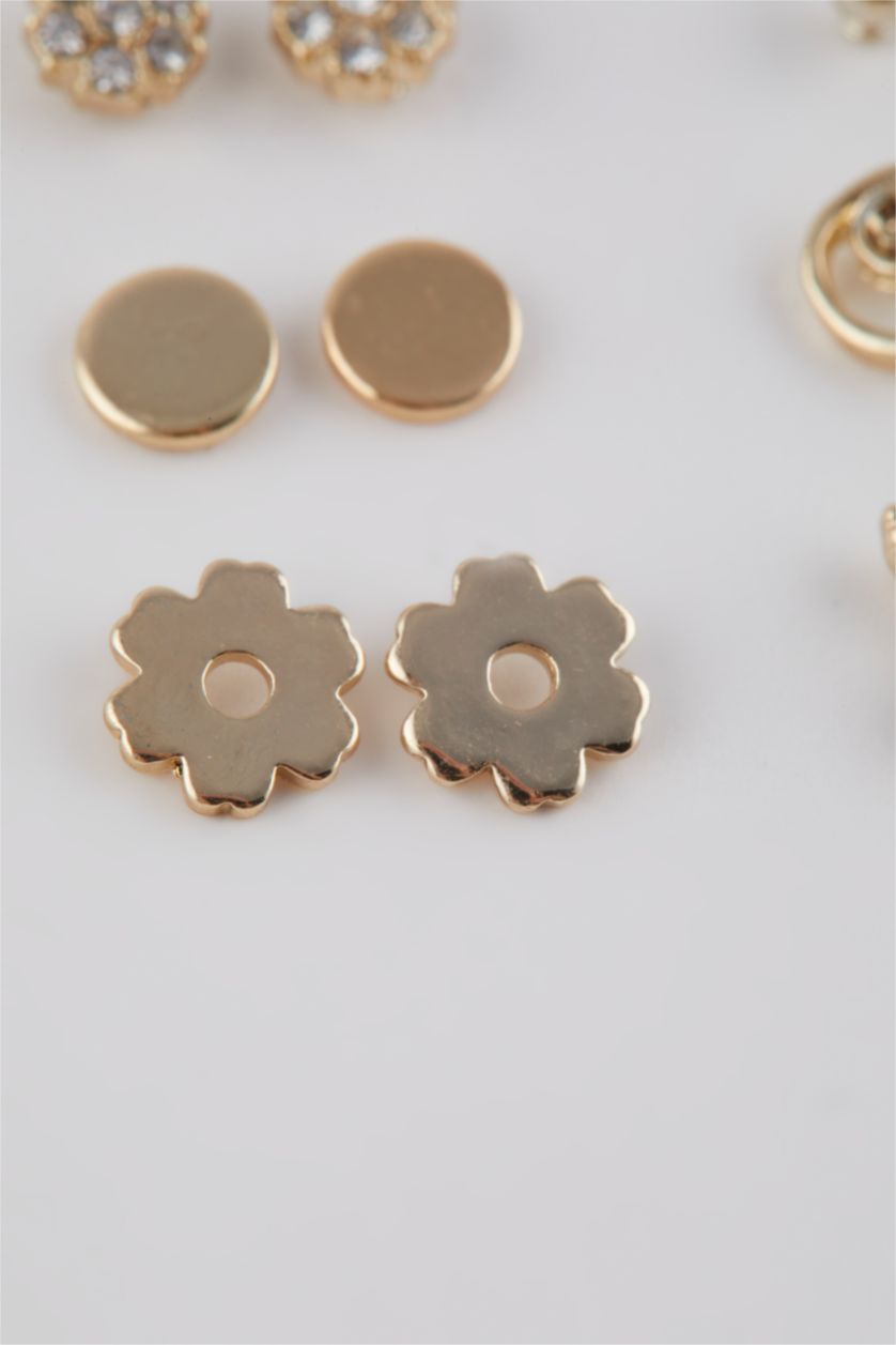 FEMME Altın Lot de 6 paires de Boucles d'oreilles dorées pour femme