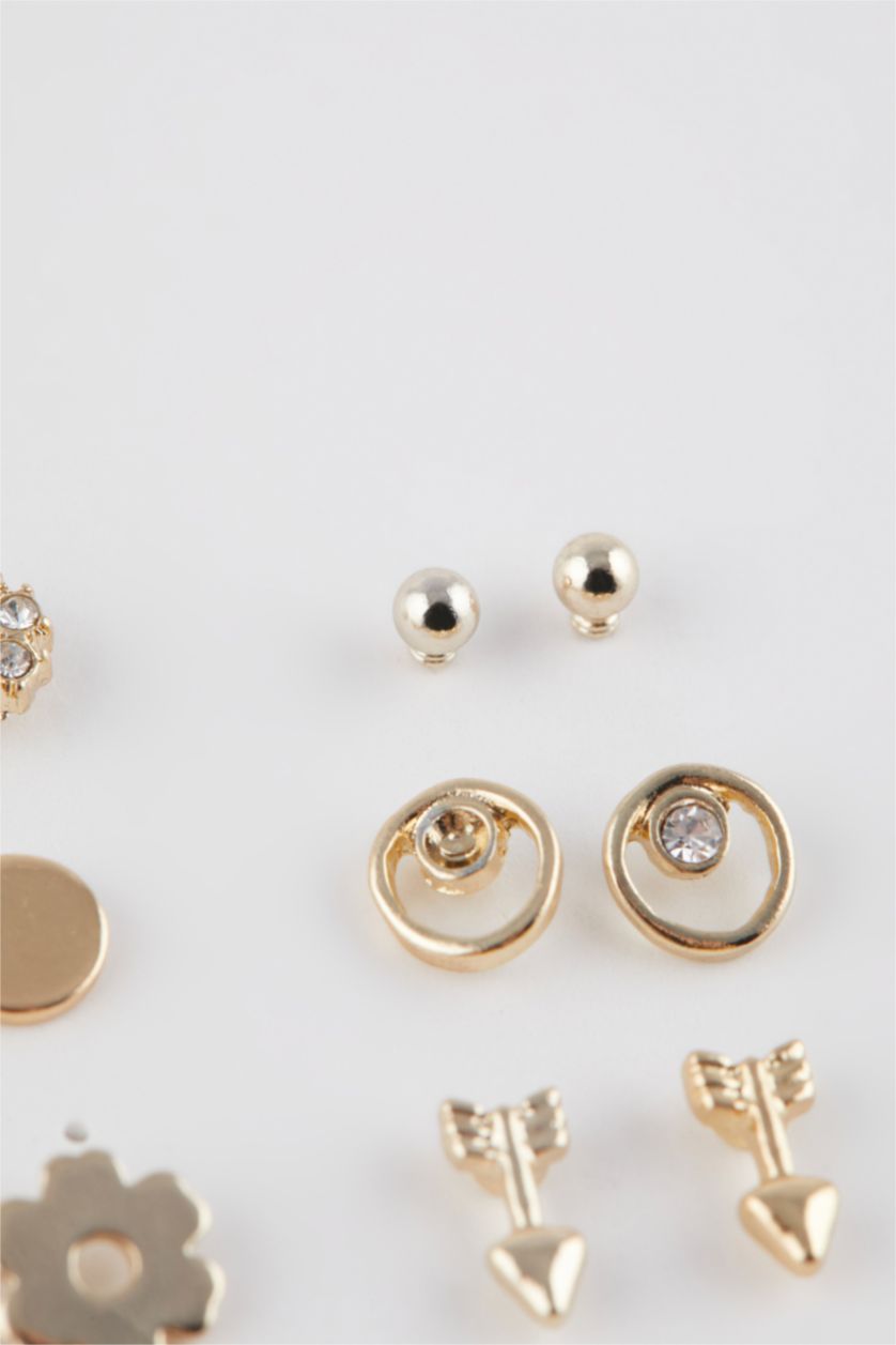 FEMME Altın Lot de 6 paires de Boucles d'oreilles dorées pour femme