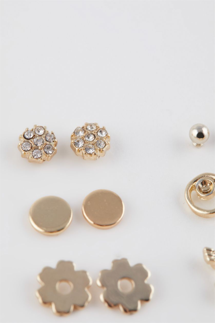 FEMME Altın Lot de 6 paires de Boucles d'oreilles dorées pour femme