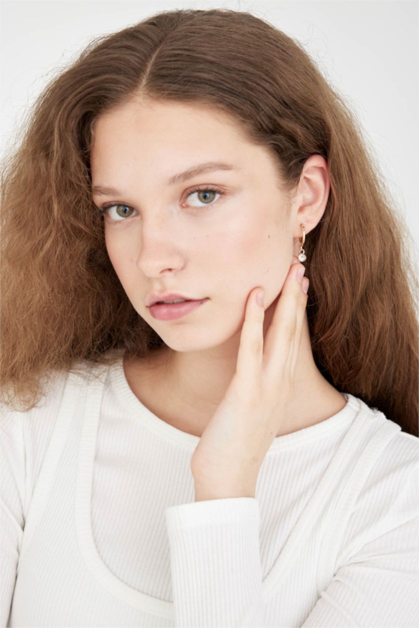 WOMAN GOLD Woman 6 Piece Gold Earrings