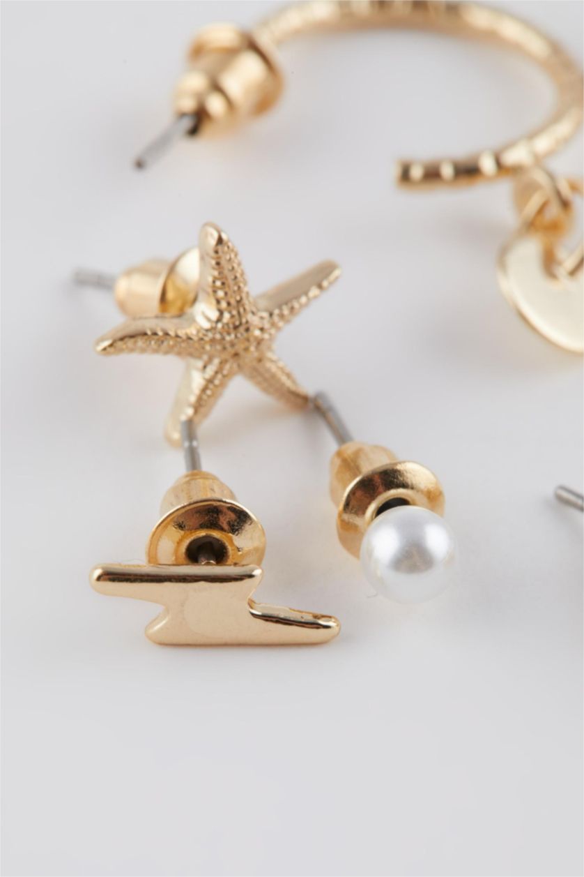 Kadın Altın Kadın 12'li Gold Küpe