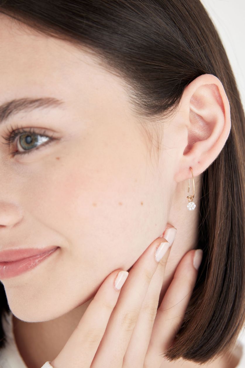 WOMAN GOLD Woman 12 Piece Gold Earrings