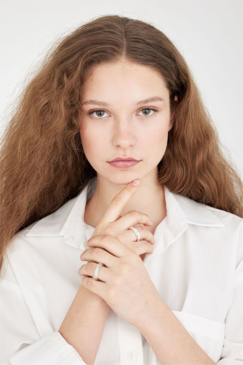 WOMAN SILVER Woman 4 Piece Silver Rings