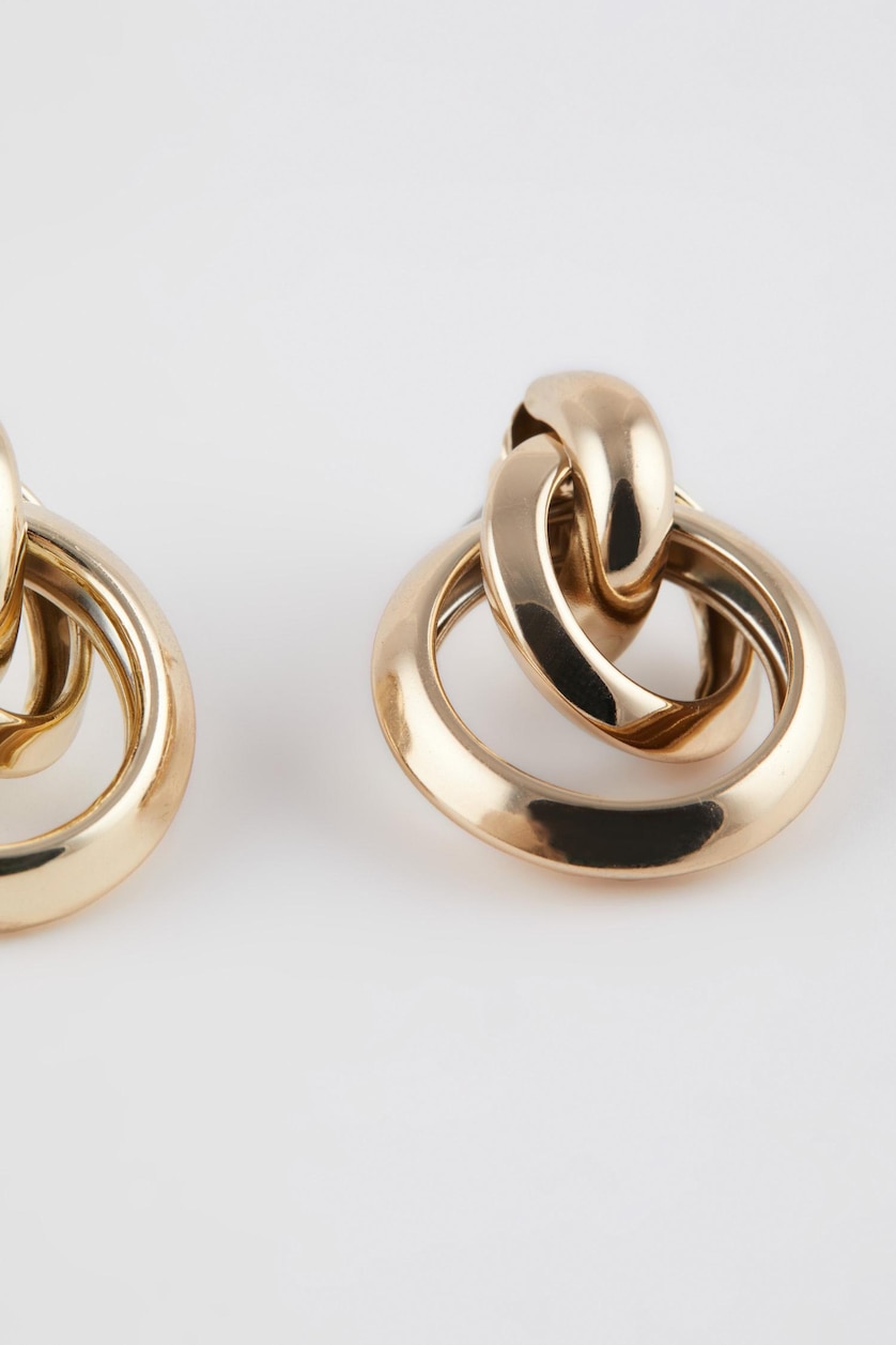 Women Altın Woman Hoop Gold Earrings