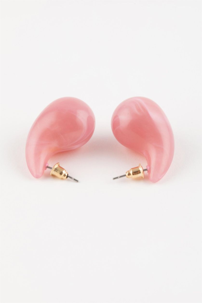 WOMAN Pink Woman Drop Pink Earrings