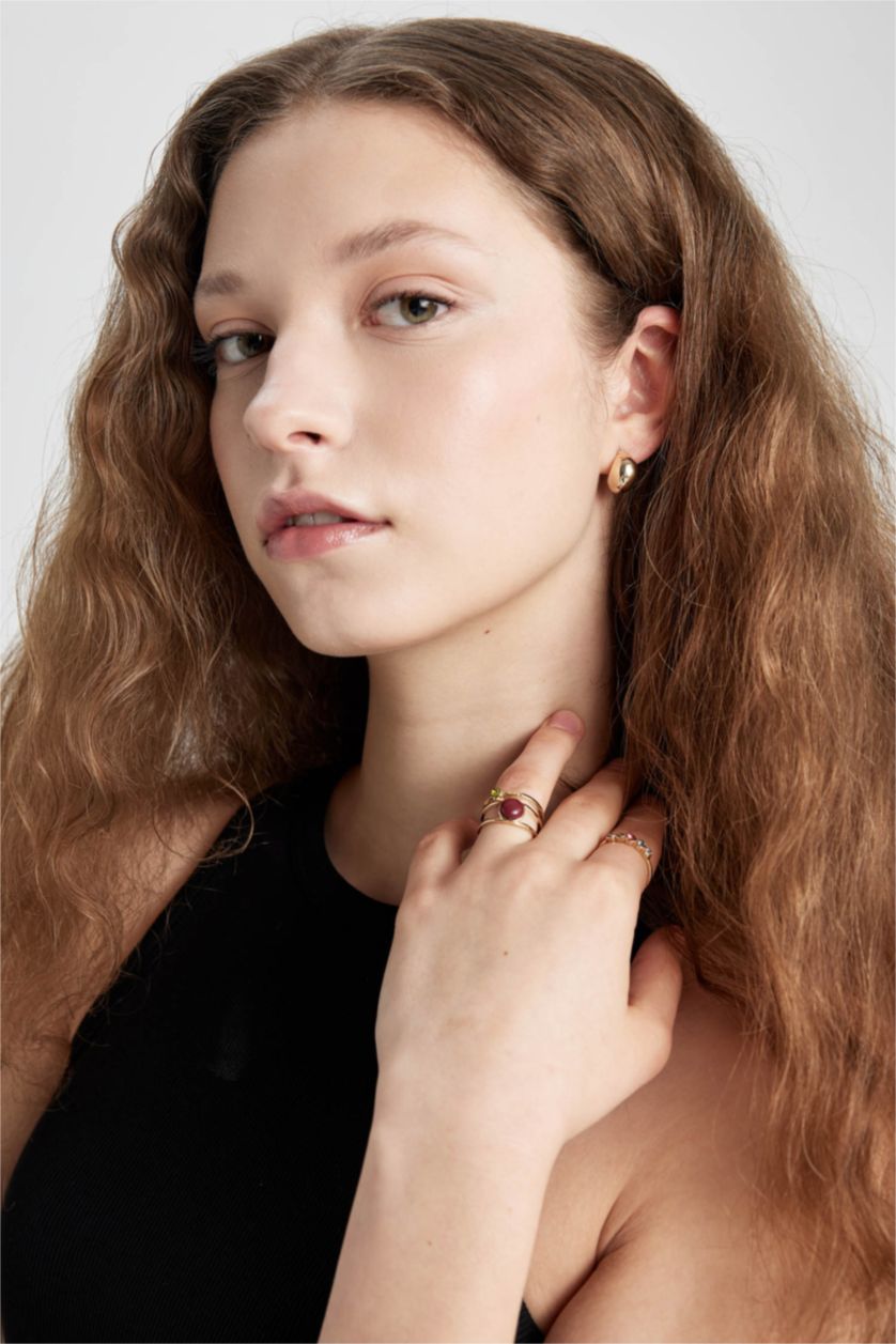 حريمي GOLD حلق حريمي ذهبي - 6 قطع