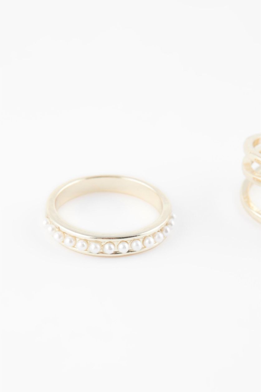 WOMAN Altın Woman 3 Piece Gold Rings
