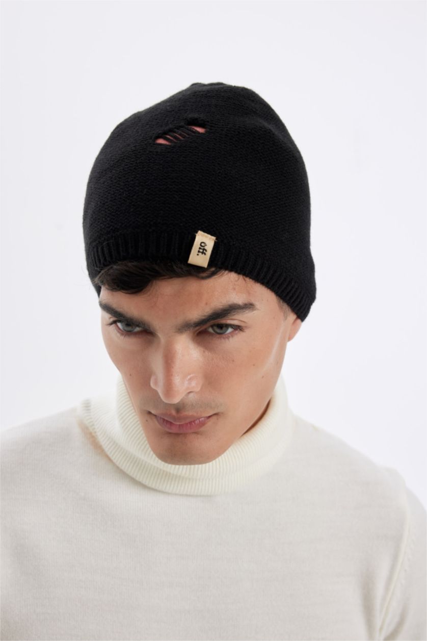 رجال أسود قبعة شتوية للرجال