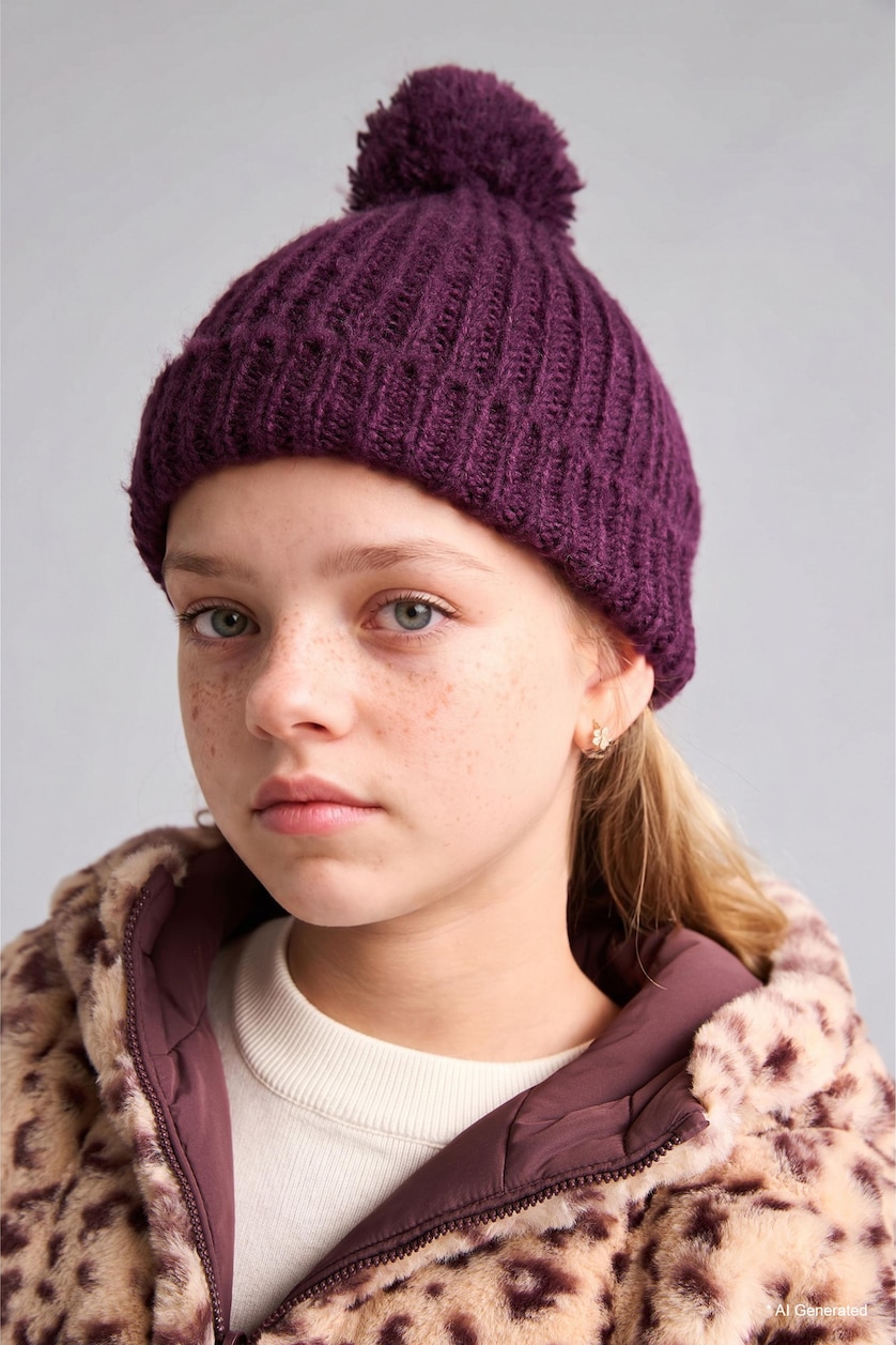 GIRLS & TEENS Purple Girl Beret