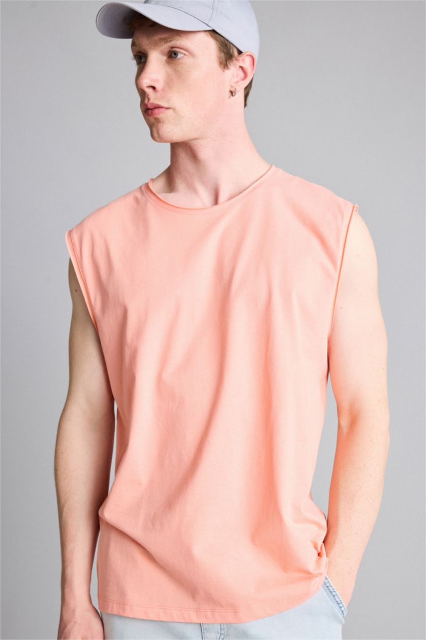 Erkek Somon Boxy Fit Atlet