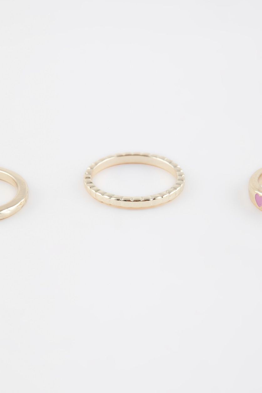 Kadın Altın Kadın 3'lü Gold Yüzük