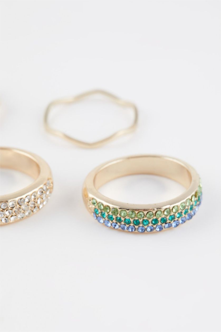 Kadın Altın Kadın 5'li Gold Yüzük