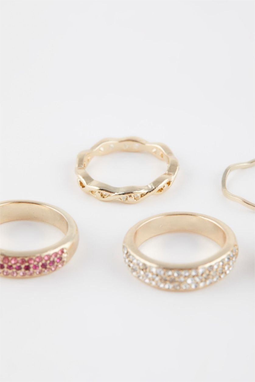 Kadın Altın Kadın 5'li Gold Yüzük