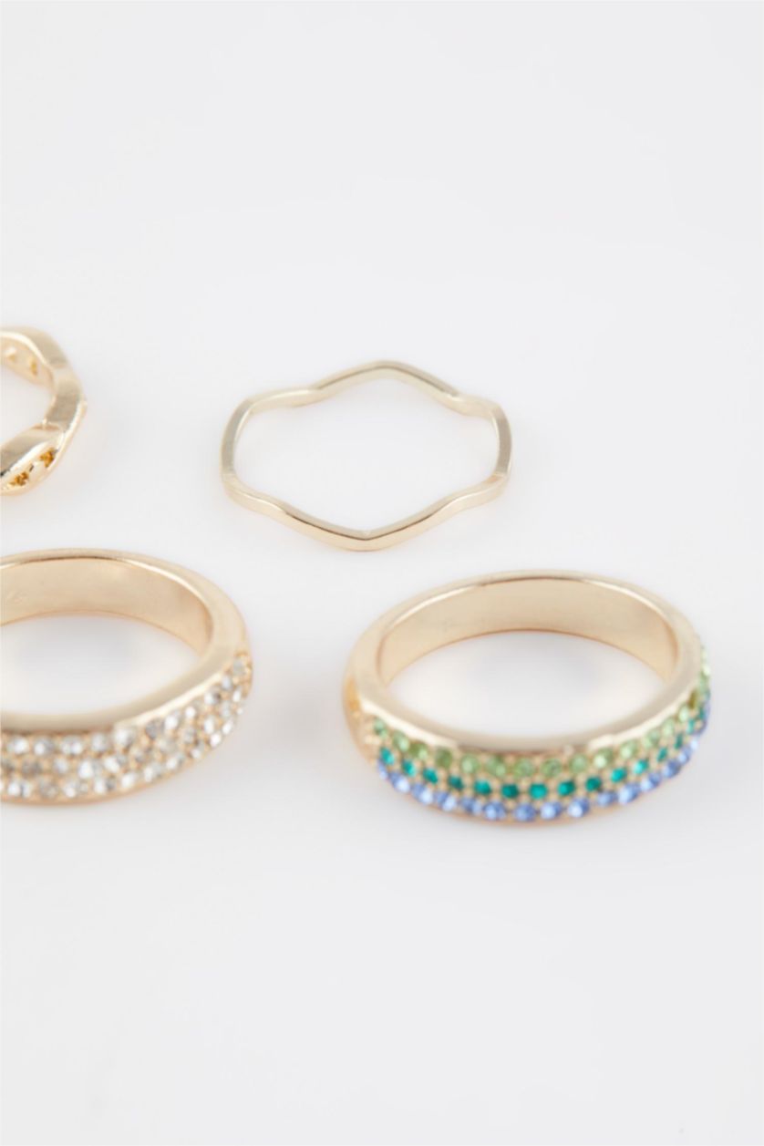 Kadın Altın Kadın 5'li Gold Yüzük