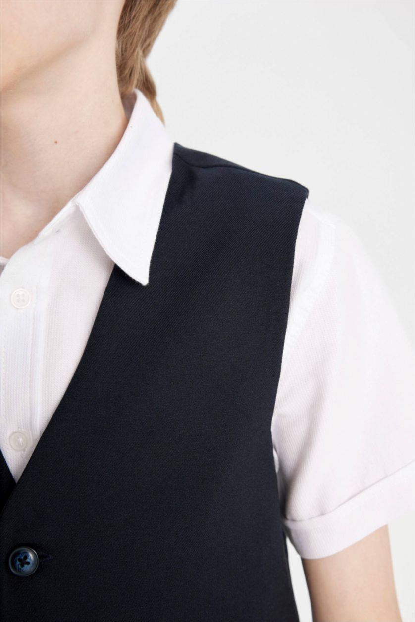 BOYS & TEENS NAVY سليم فيت