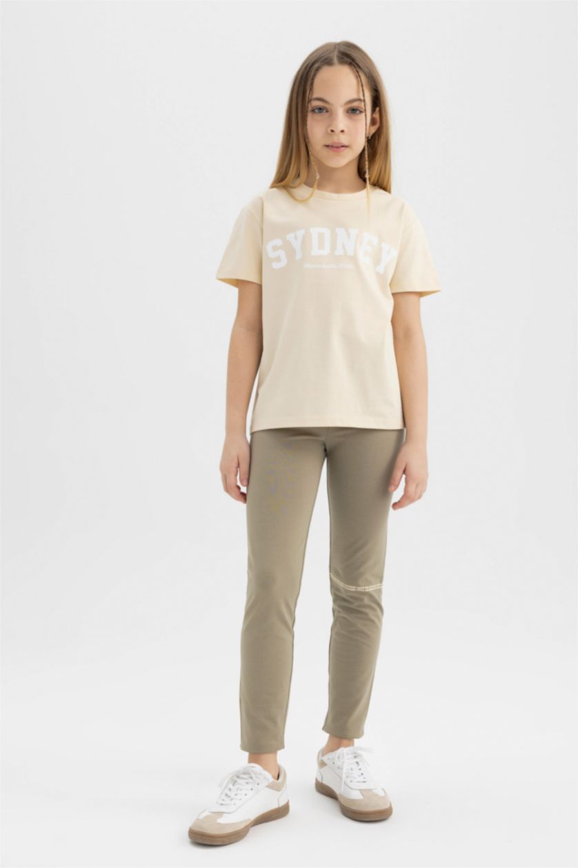 GIRLS & TEENS Sand تيشيرت نص كم