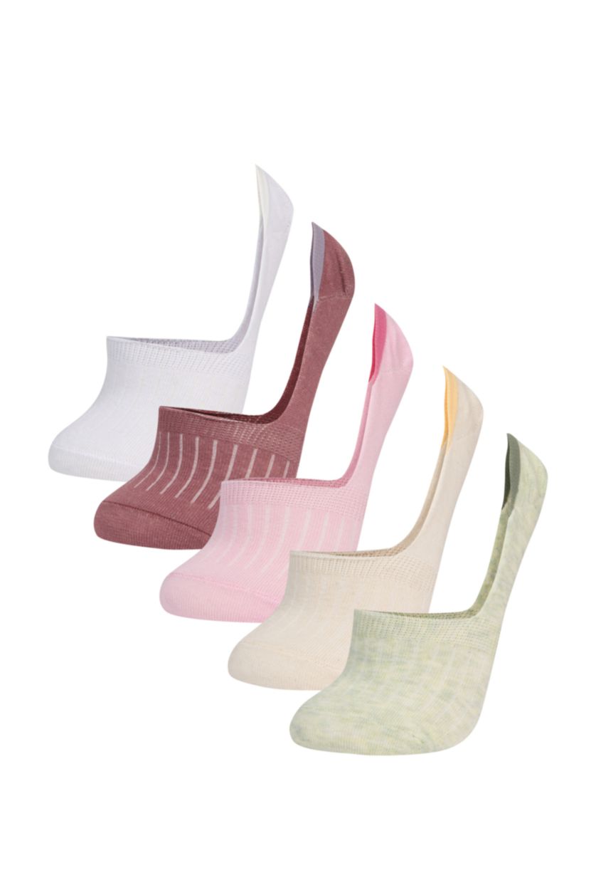 WOMAN MIXED 5 Piece Cotton Babet Socks