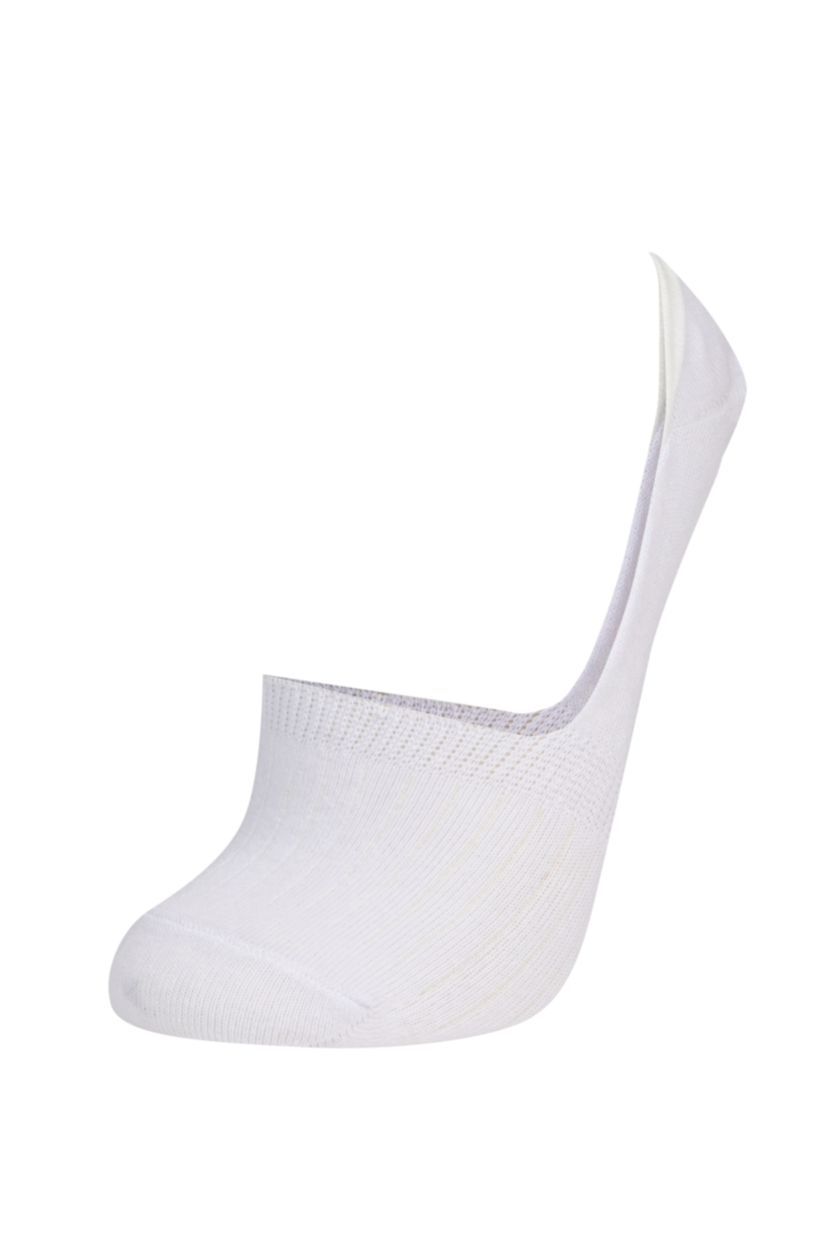 WOMAN White 5 Piece Cotton Babet Socks