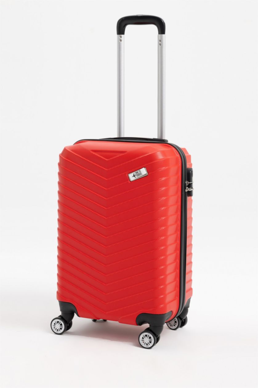 MAN RED SMALL Unisex Small Size Hard Cover Suitcase