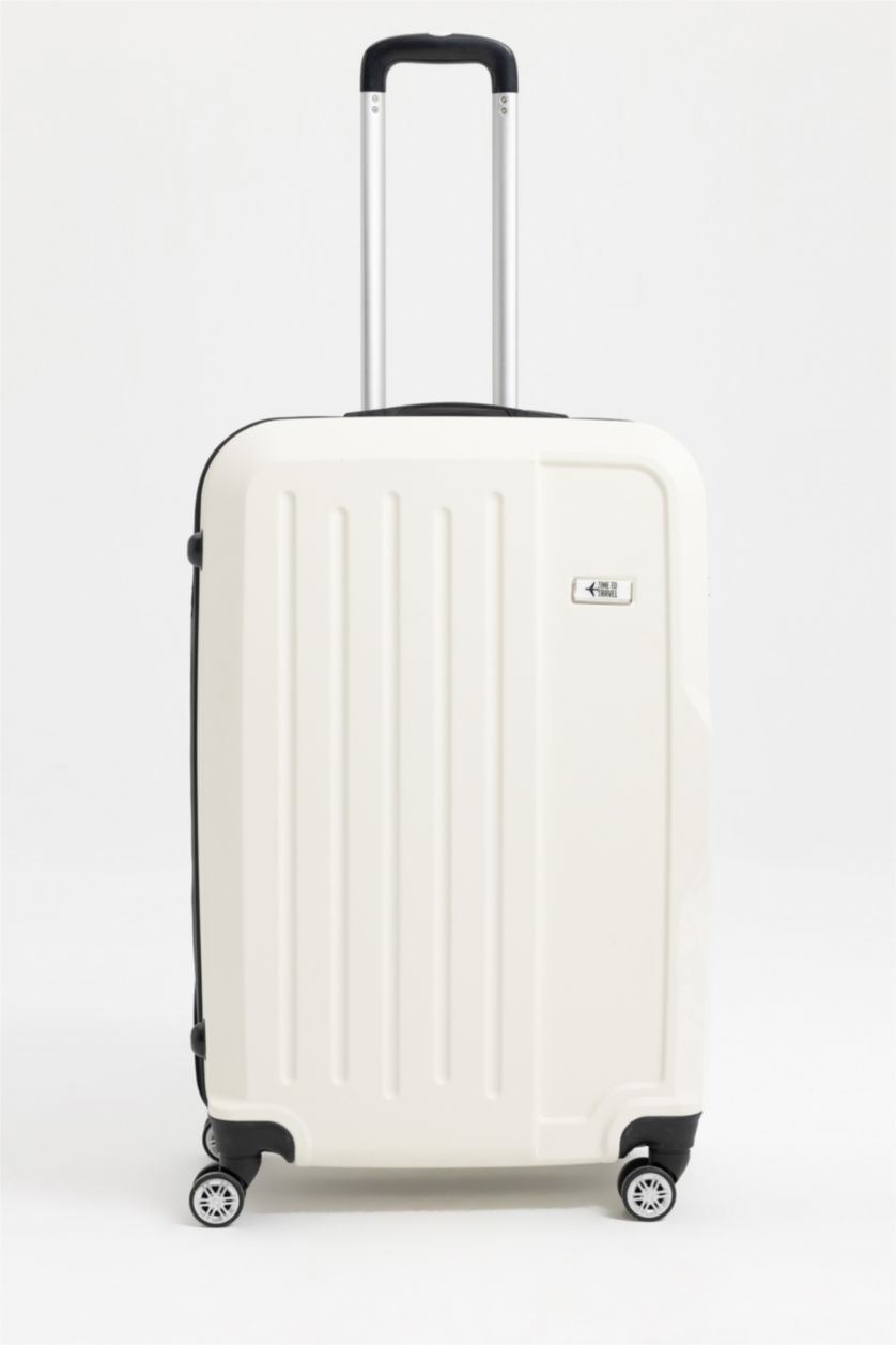 Kadın Vison Küçük Unisex Sert Kapaklı Çekçekli Küçük Boy  Valiz