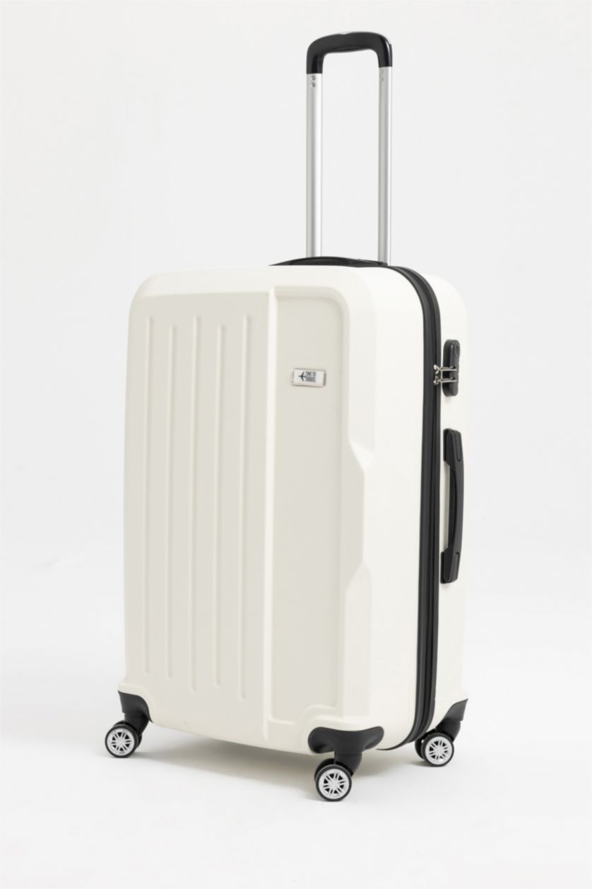 Kadın Vison Küçük Unisex Sert Kapaklı Çekçekli Küçük Boy  Valiz