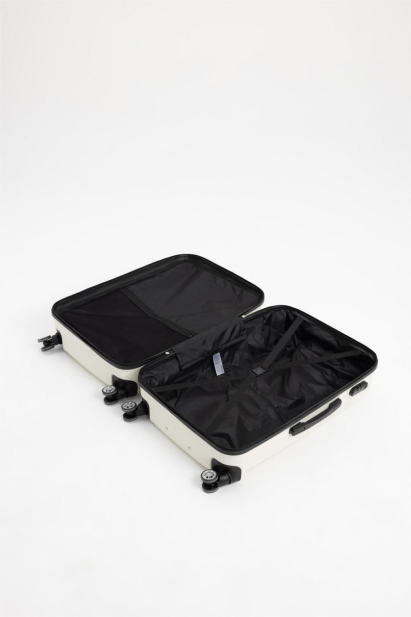 Kadın Vison Küçük Unisex Sert Kapaklı Çekçekli Küçük Boy  Valiz