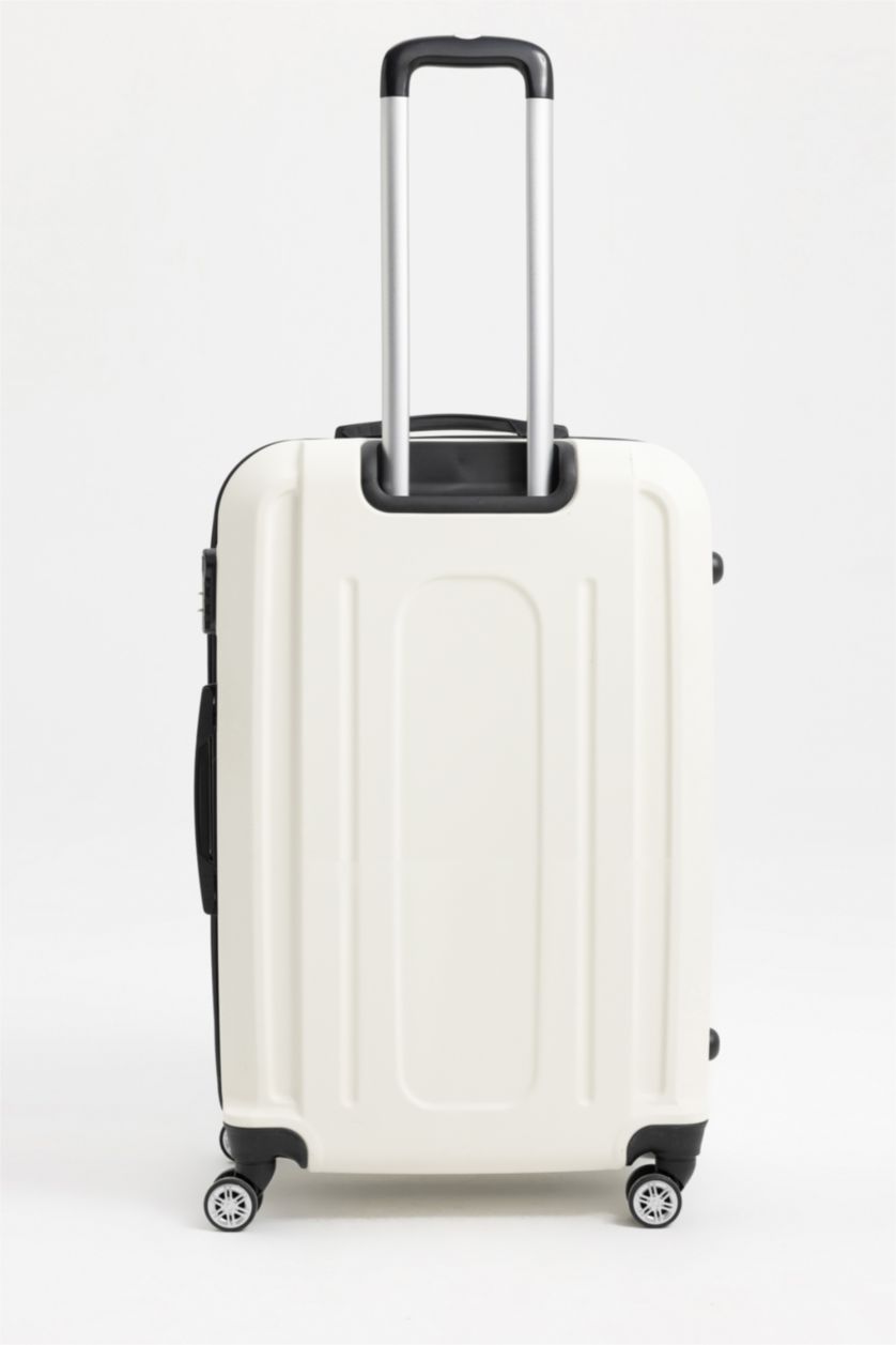 Kadın Vison Küçük Unisex Sert Kapaklı Çekçekli Küçük Boy  Valiz