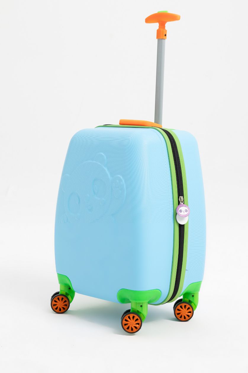 MAN Blue Small Children Small Size Hard Cover Suitcase