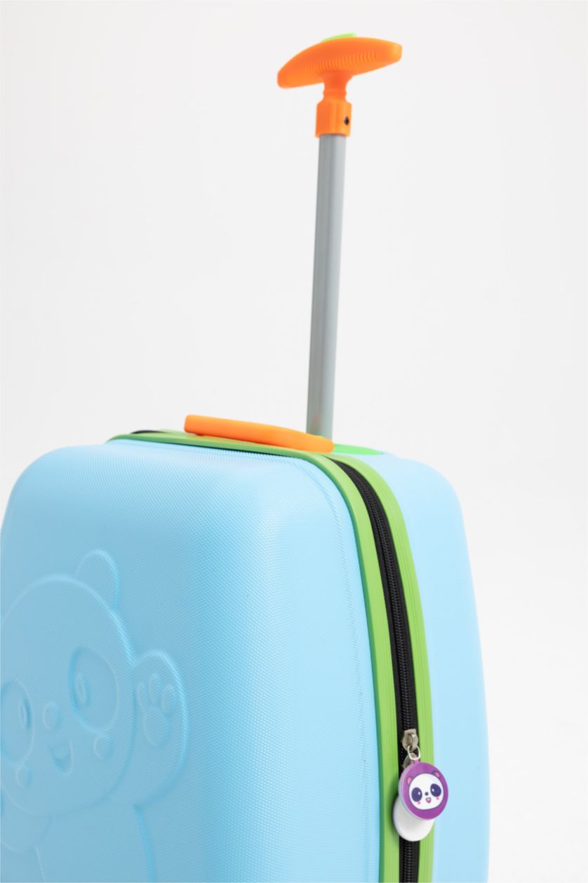 MAN Blue Small Children Small Size Hard Cover Suitcase