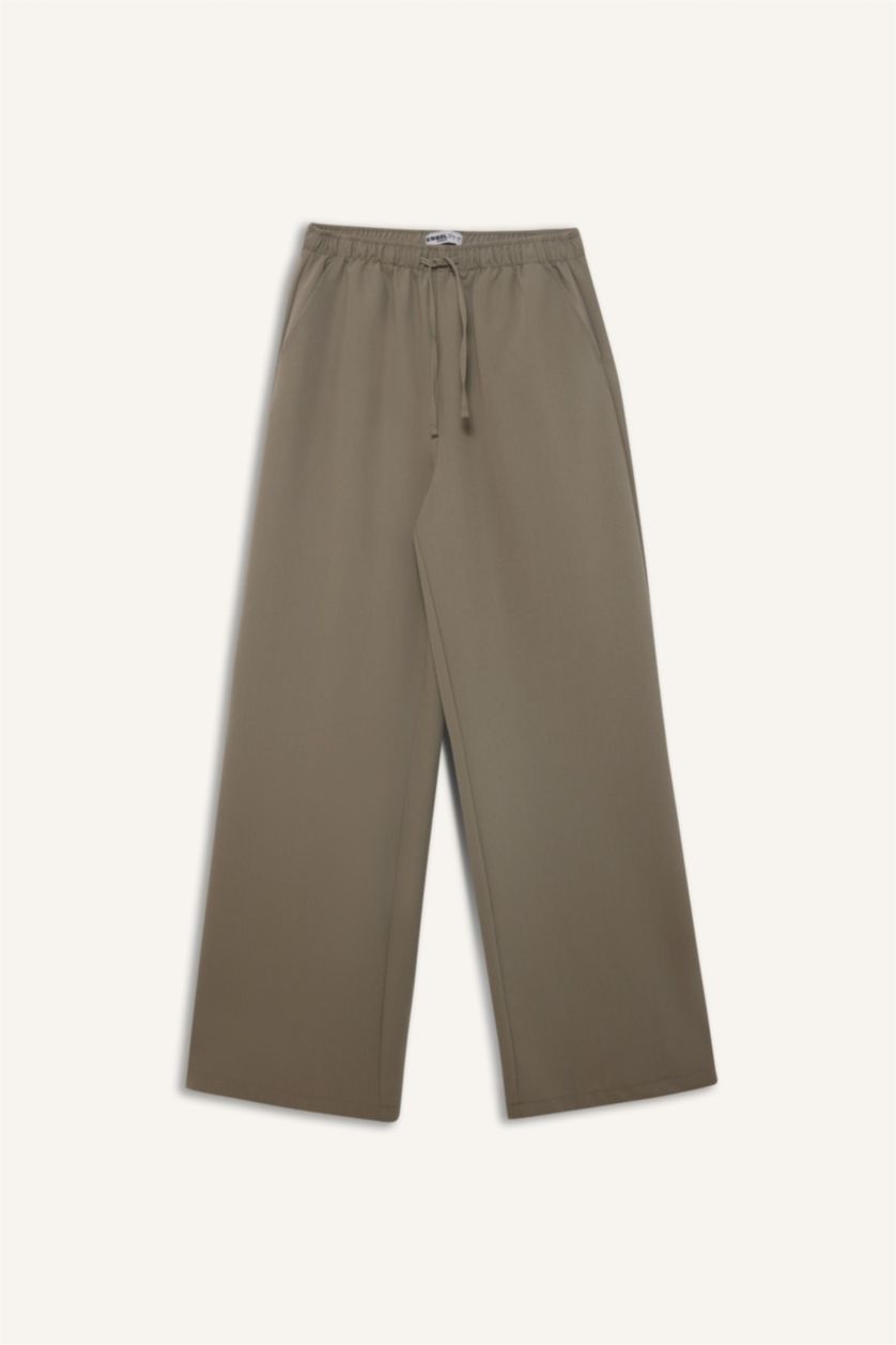 Женщины Светлый хаки Coool, брюки с широкой штаниной