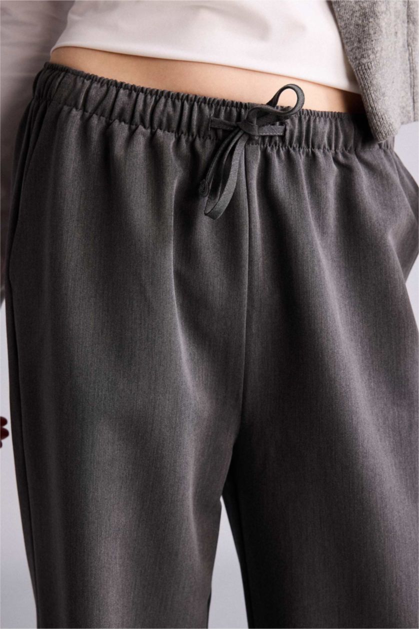 Әйелдерге Антрацит Wide Leg шалбар