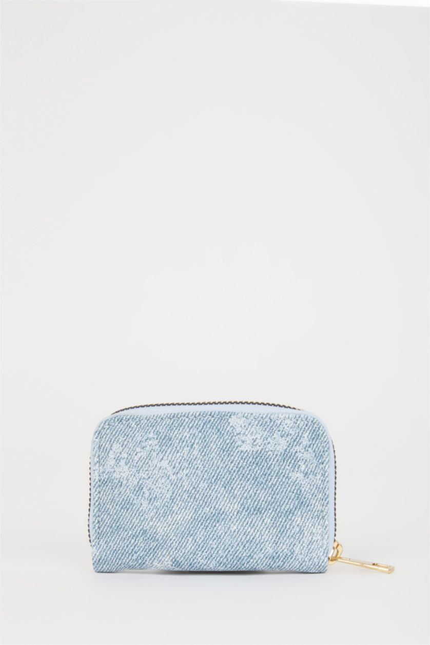 Kadın Jean Melanj Kadın Bozuk Para Çantası