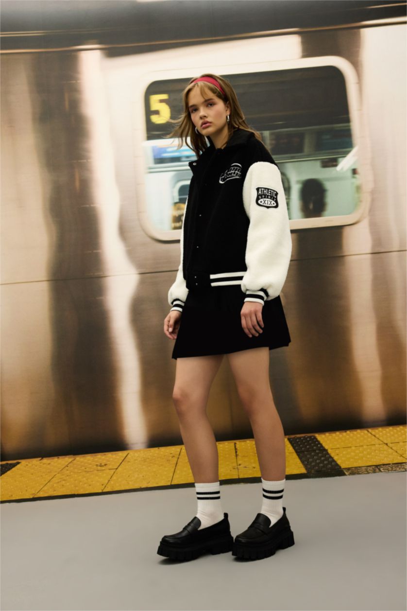 Kadın Siyah Mini Etek