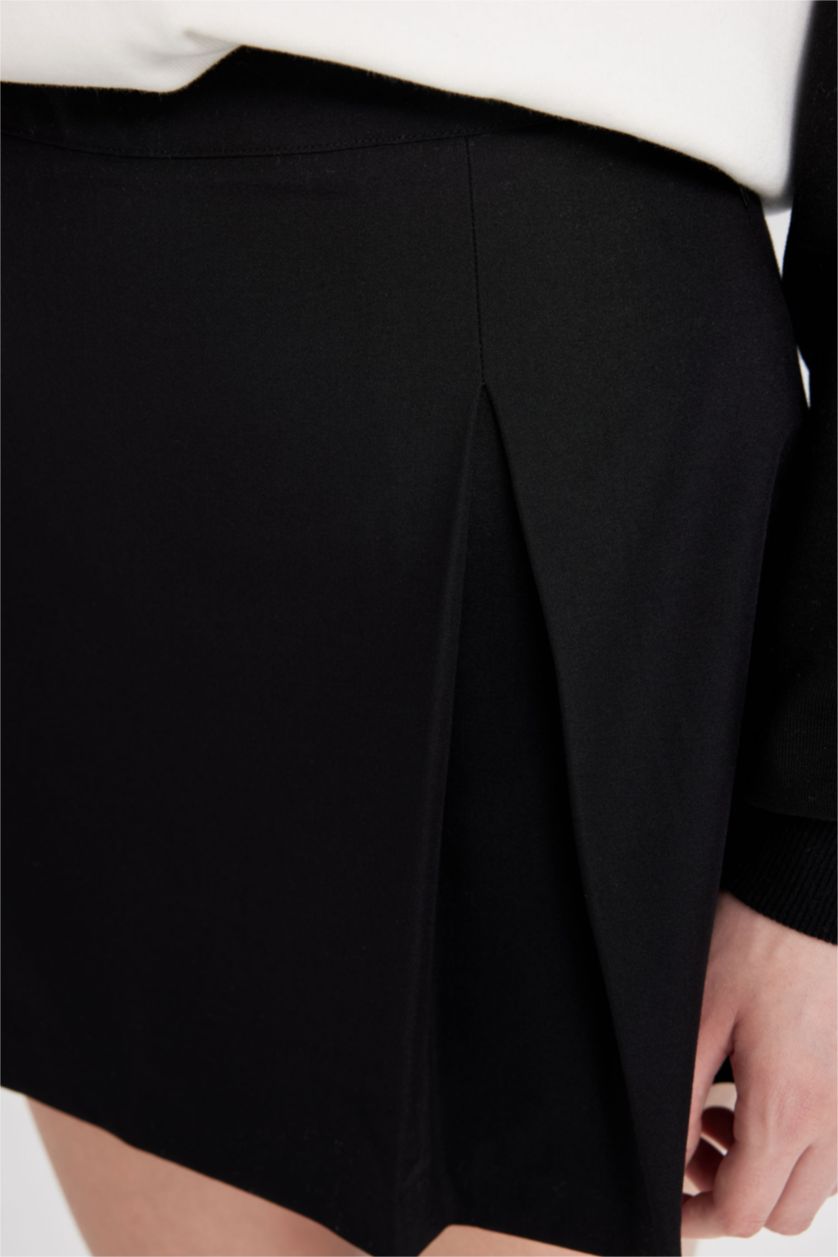 Kadın Siyah Mini Etek