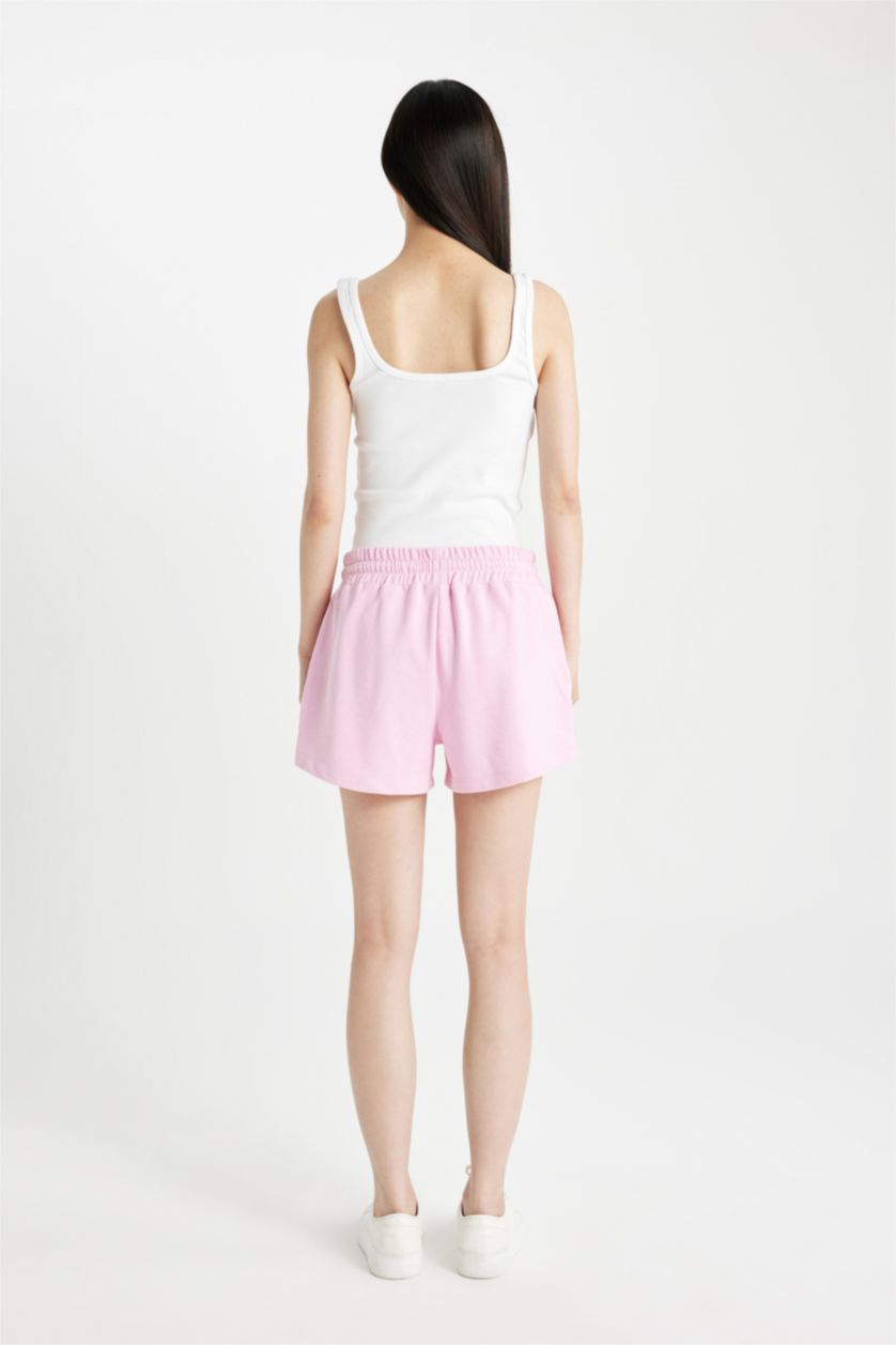 FEMME Rose Short Taille Normale coupe régulière