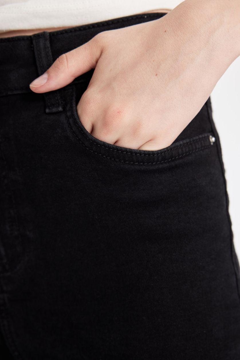 WOMAN Black Rebeca Skinny Fit Normal Waist Jeans