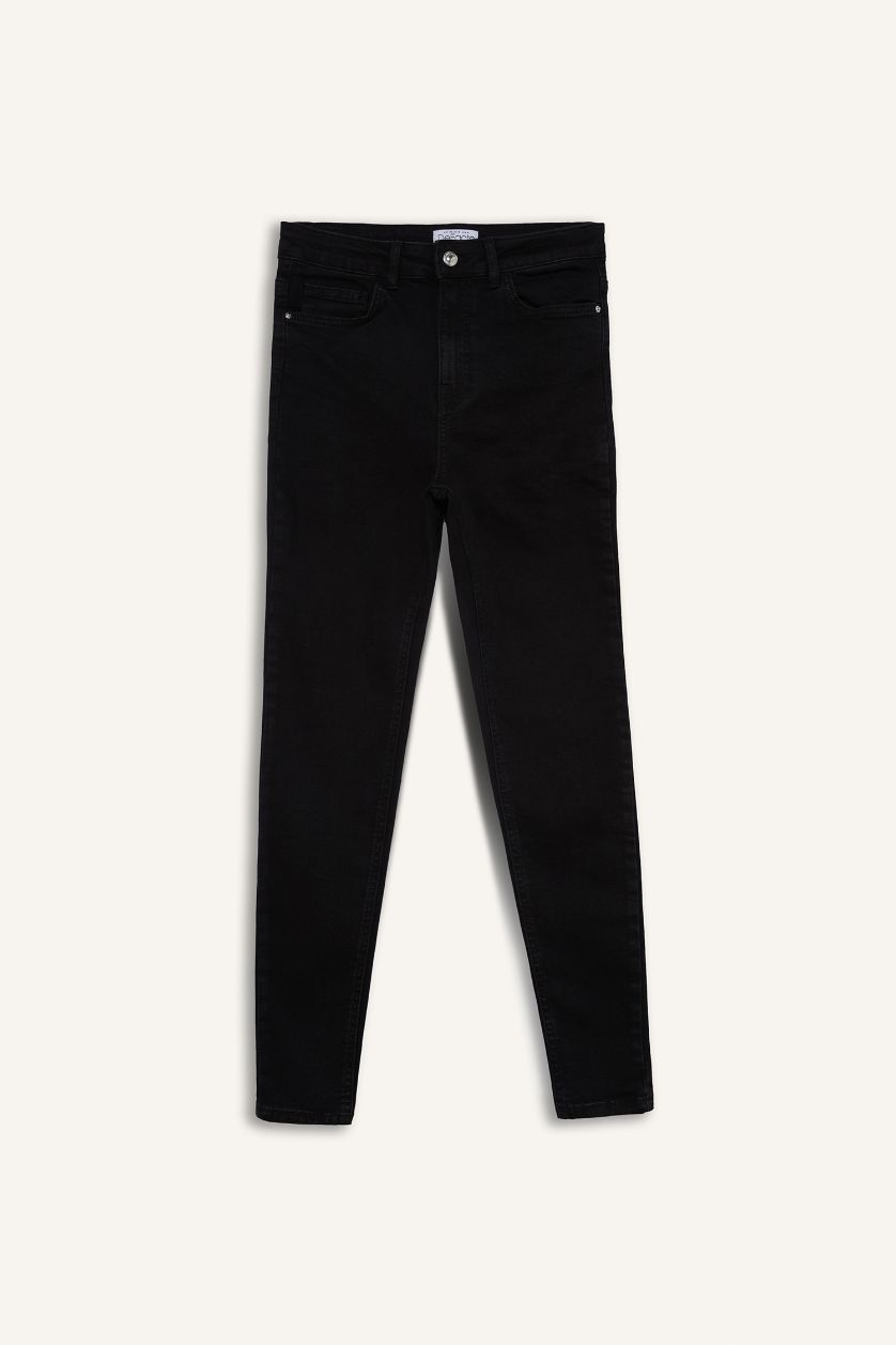 WOMAN Black Rebeca Skinny Fit Normal Waist Jeans