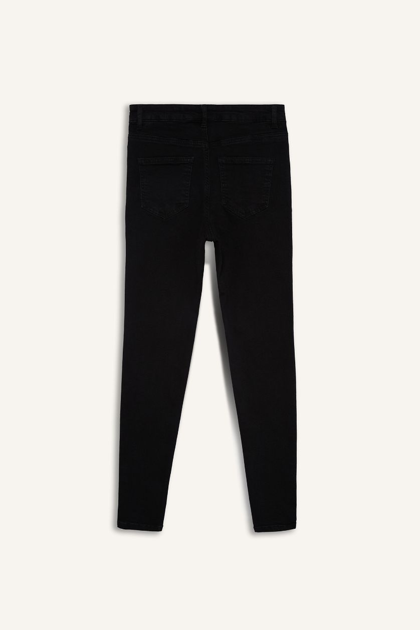 WOMAN Black Rebeca Skinny Fit Normal Waist Jeans