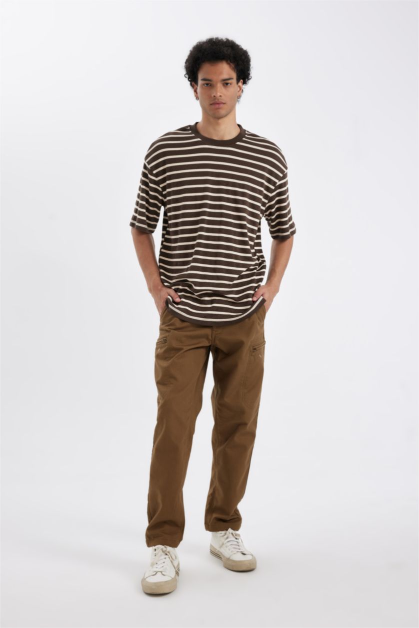 Ерлер Қоңыр қалыпты пішім Шалбар