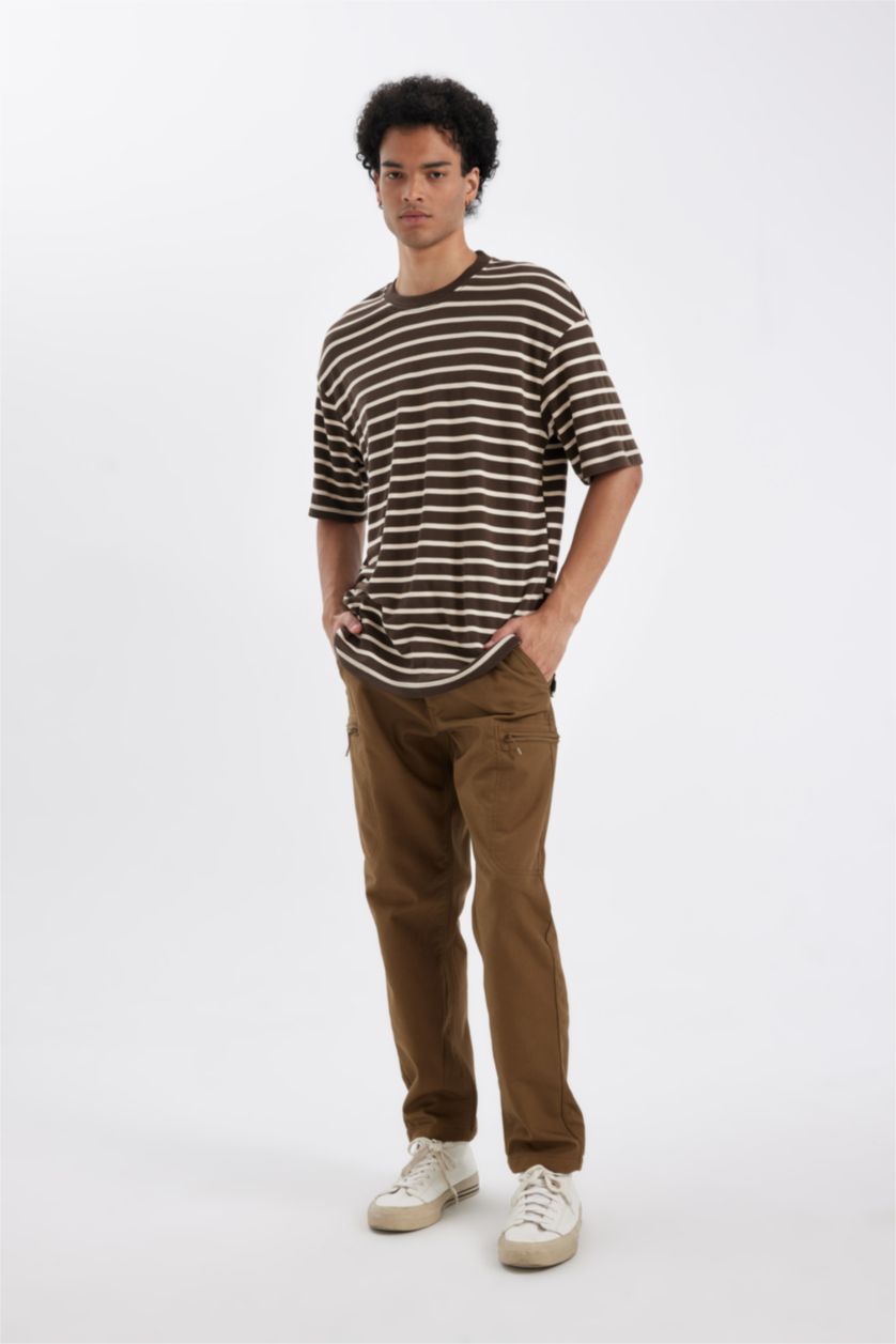 Ерлер Қоңыр қалыпты пішім Шалбар