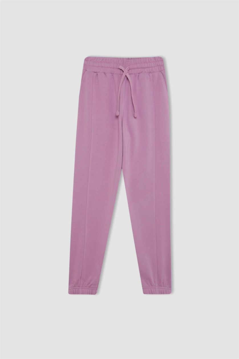 بنات أرجواني بنطلون بجامة رياضي بناتي للمدرسة