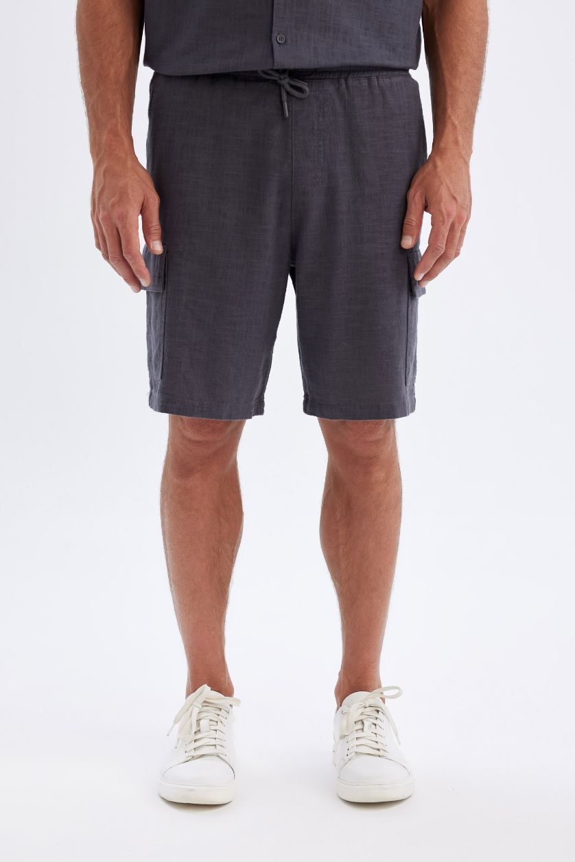 رجال أنثرا شورت قطن قصة مريحة