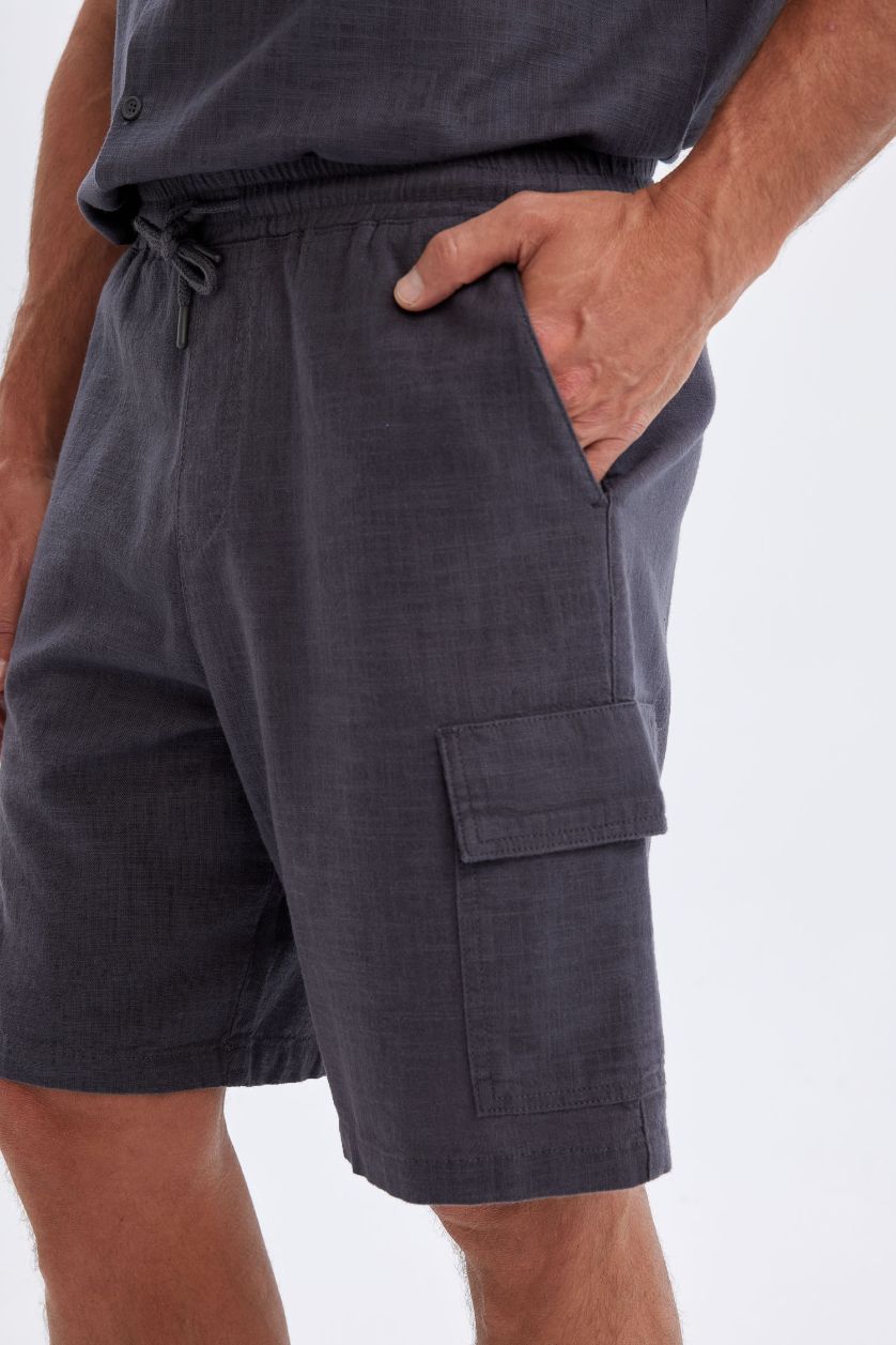 رجال أنثرا شورت قطن قصة مريحة