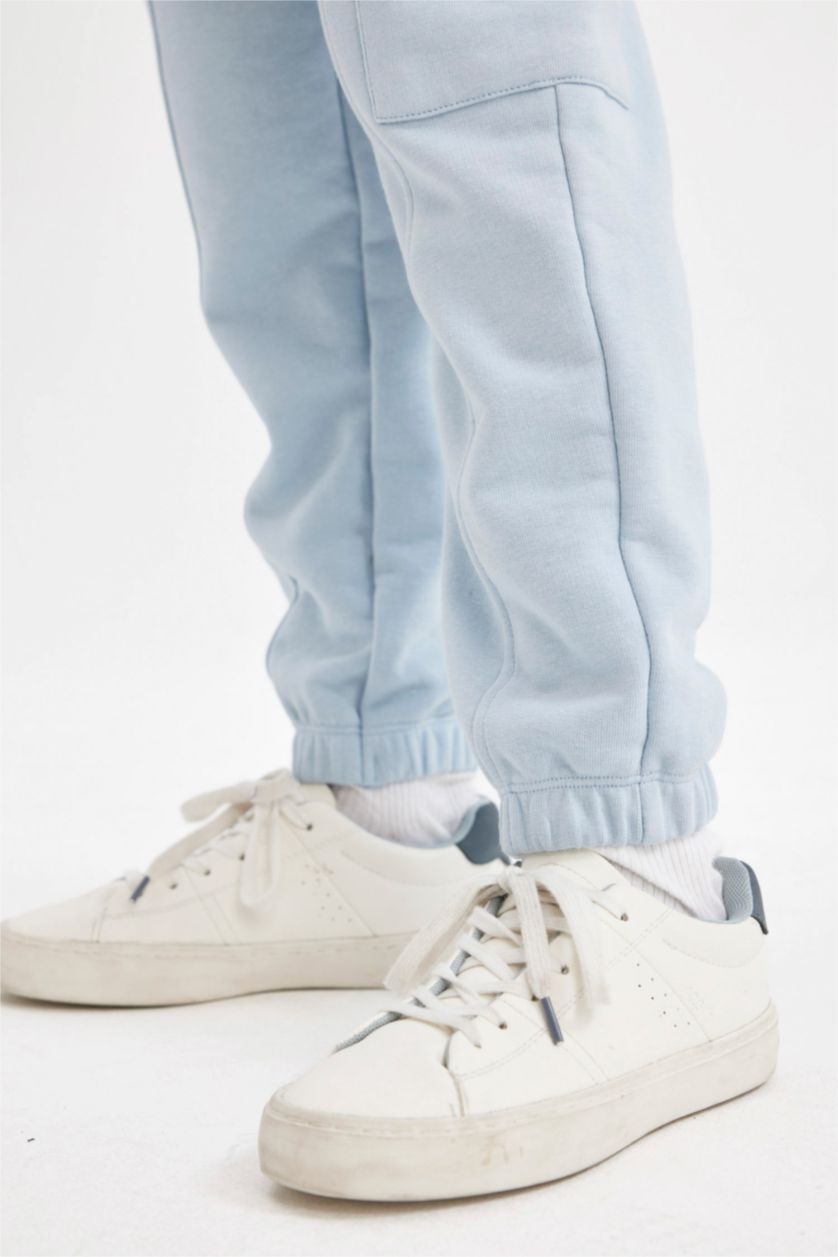 GIRLS & TEENS Light Blue Girl Cargo Pocket Jogger Sweatpants