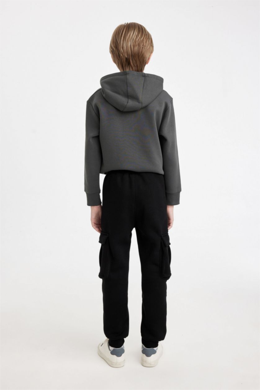 GARÇONS Noir Sweatpants Cargo noir pour Garçon