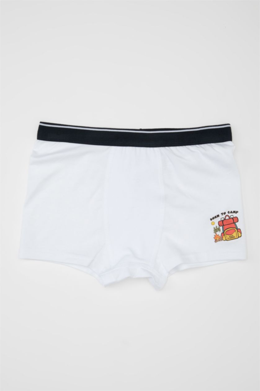 GARÇONS Blanc Lot de 3 Boxers pour Garçon