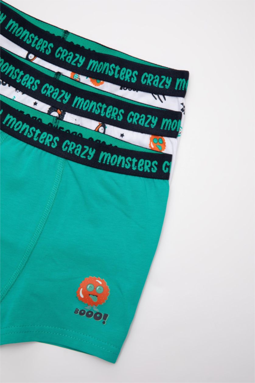 Мальчики и подростки Белый Боксеры стандартного кроя для мальчиков, 3 пары