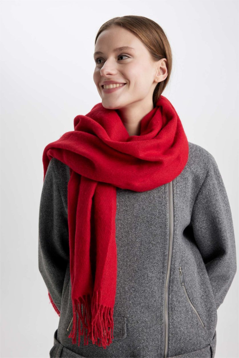 Женщины Красный Шарф для женщин