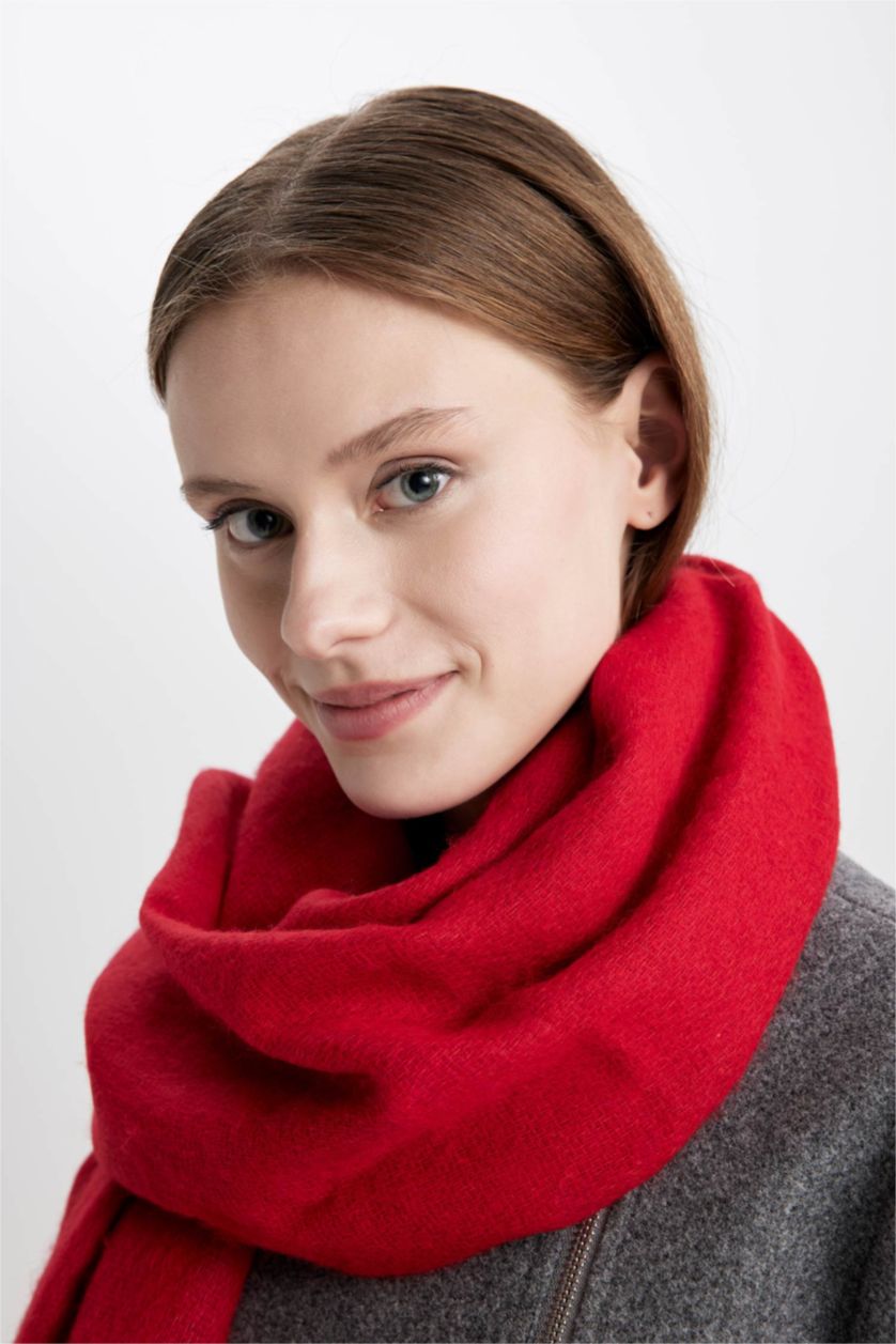 Женщины Красный Шарф для женщин