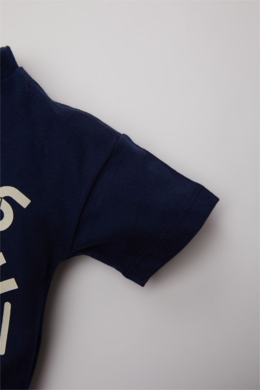 BÉBÉ GARÇON Marin T-Shirt à Manches Courtes pour BéBé Garçon